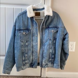 AE Sherpa Denim Jacket